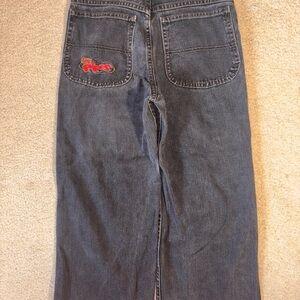 Vintage Y2K Lee Pipes Jeans Size Medium Black Denim Straight Fit